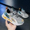 New children's sports shoes for boys, mesh shoes for older kids and teenagers, lightweight, soft-soled, breathable single-mesh running shoes for boys