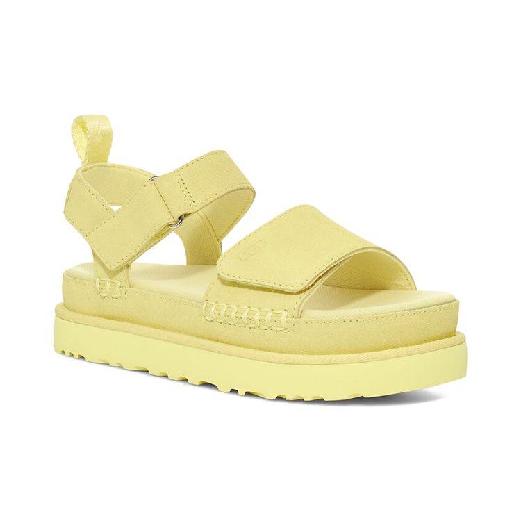 UGG Goldenstar Suede Stylish Sandal Women's Lemon 1117954-LELI