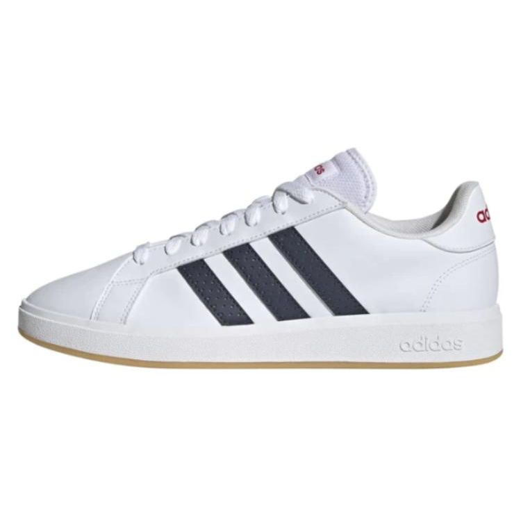 Adidas Neo Grand Court Base 2.0 Comfortable Daily Wear Durable Breathable Low-Top Lifestyle Sneakers Unisex Sneakers White Blue HR0230