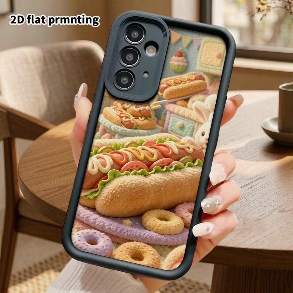 Phone case: 2D flat, suitable for Samsung Galaxy A34 A35 M05 M06 S20 S22 S21 FE Plus 5G protective case, mini kitchen, perfect Christmas and Halloween