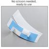 36Pcs C-Shaped Lace Front Wig Tape Arc Adhesives Bonding Glue Hair Piece Tape  Front Lace Wigs