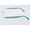Lunettes de vue - Porsche Design - P8233 - Argent - Bleu menthe transparent - Titane