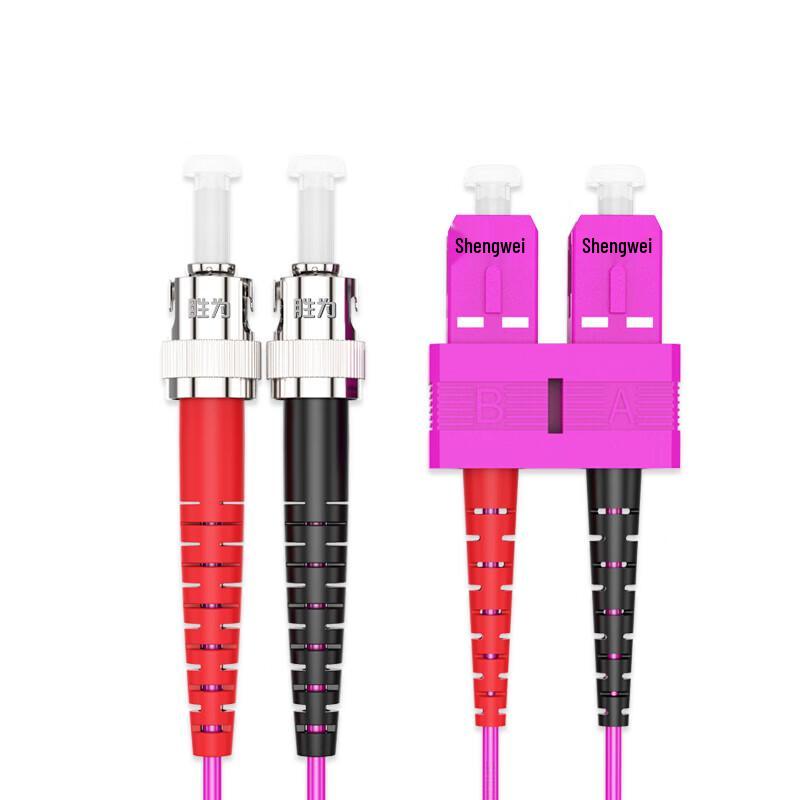 Shengwei OM4 Multimode Duplex SC-ST Glasfaser-Patchkabel
