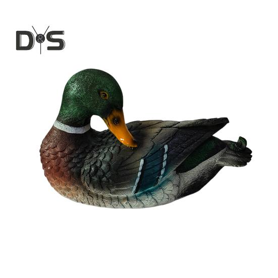 

Плавающая скульптура утки, статуэтка утки из смолы, украшение для садового пруда и бассейна, плавающая утка, украшение для улицы, подарок для любителей природы A