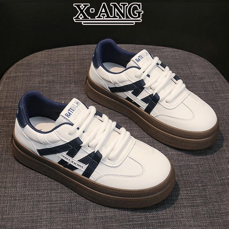 Leather women's soft-soled little white shoes women's shoes autumn new casual sports board shoes
