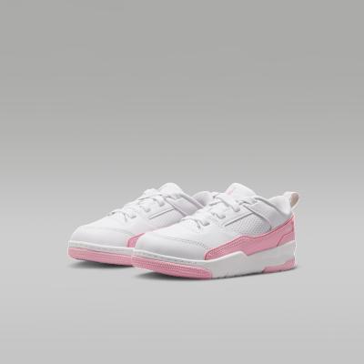 Jordan Flight Court White Medium Soft Pink (PS)