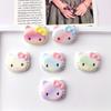 Cat Head Resin Ornament & Accessories Kit: Cream Glue, Phone Case, Stationery Box, Beauty Storage, Decorative Stickers.