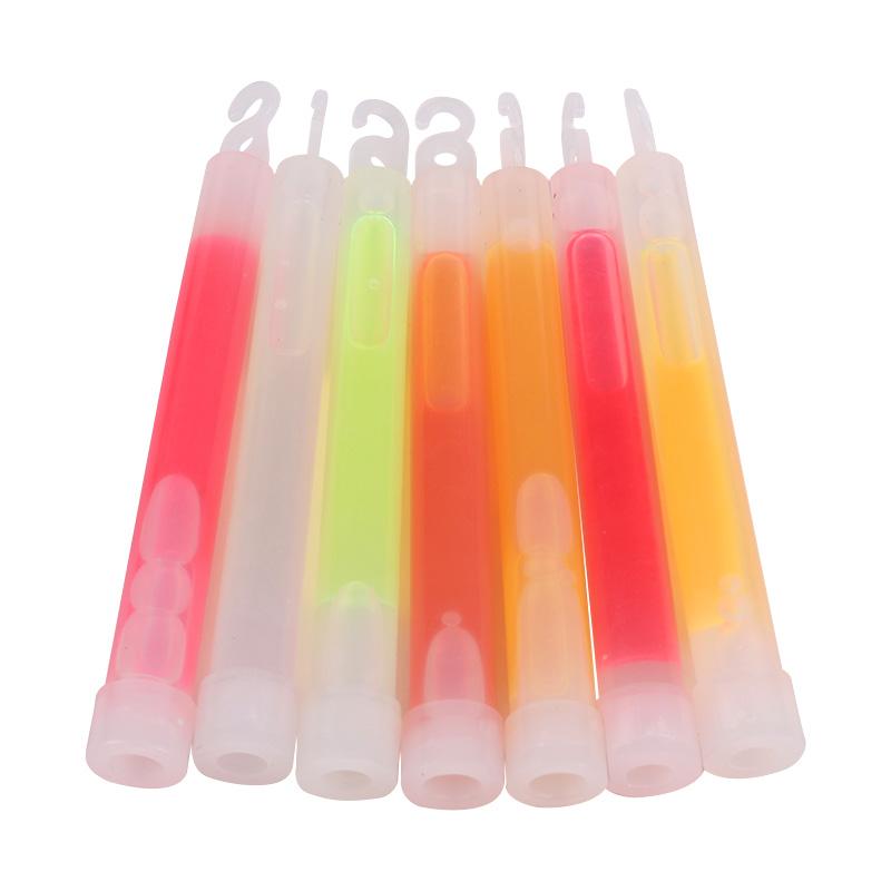 5/10pcs Glow Sticks With Hook Glow In The Dark Party Wedding Decoration Supplies Hiking Camping Outdoor Emergency Light Up Stick