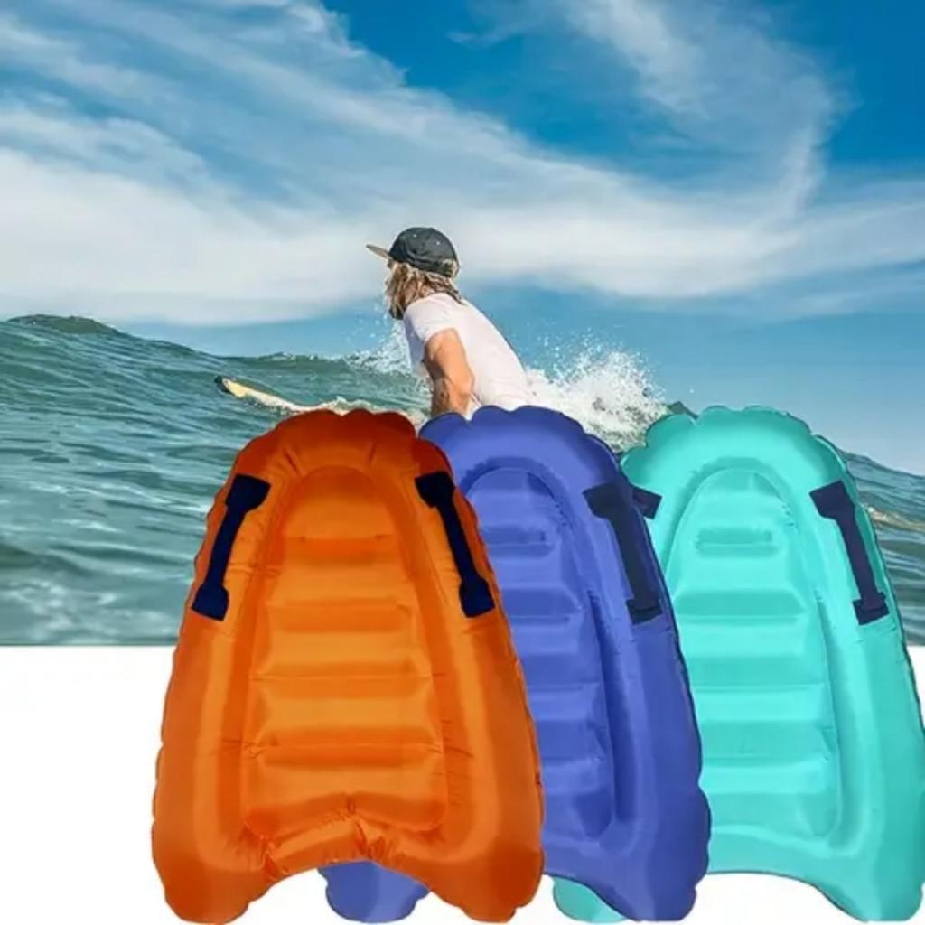 Inflatable Surfboard with Handle - Foldable, Suitable for Beginners and Adults, Beach Equipment, Water Sports, Surfboard, Adult Surfing