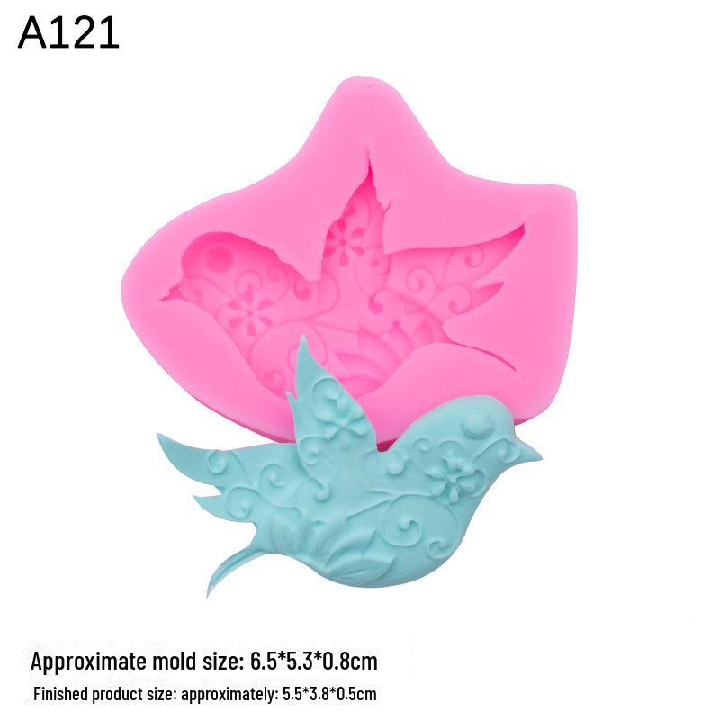 

Силиконовая форма «Бант в виде сороки» для помадки, украшения тортов и шоколада своими руками