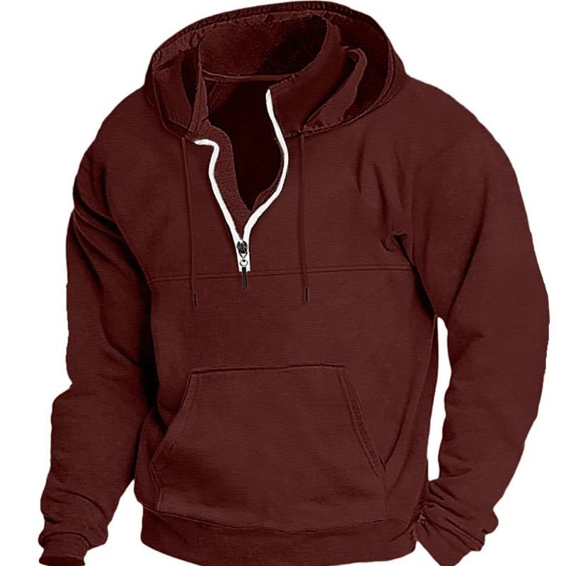 Herbst Winter Kapuzenpullover dicke lässige Jacke Männer können bedruckten lockeren Kapuzenpullover hinzufügen Hoodies & Sweatshirts (Herren)