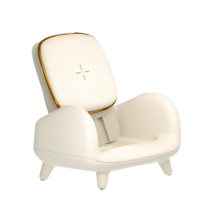 

Sofa Seat 15W Wireless Charger & USB Stand for Android 15W Fast Charge - Sofa Wireless Charger білий