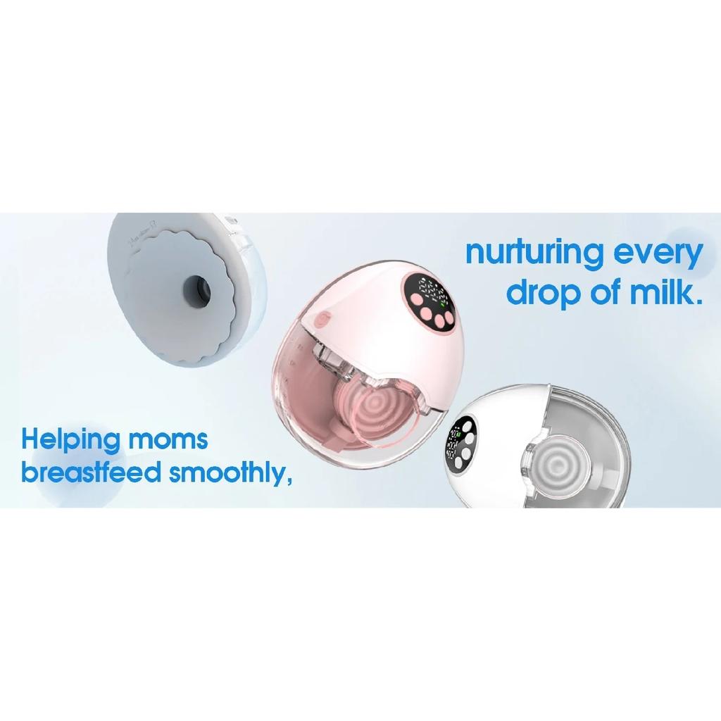 Breast Pump Electric Handsfree BPA Free With Heating & UV Sterilize Lid Optional Wireless Upgrade Wearable Breastfeeding Pump