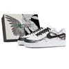 Air Force 1 Leather Slip Resistant And Breathable Low Top Skateboard Shoes Unisex White CW2288-111(Team1454-Box)