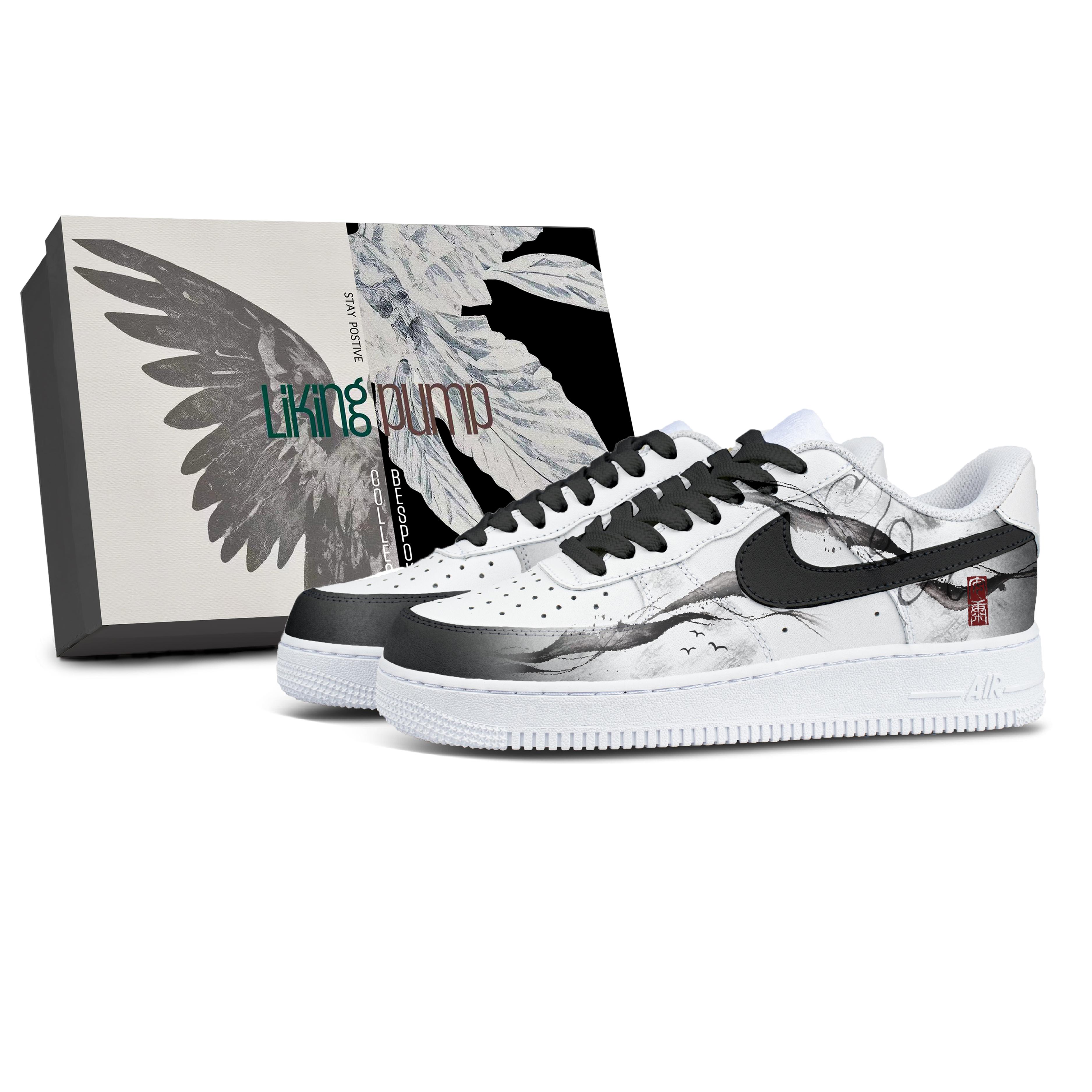 

Nike Air Force 1 Leather Slip Resistant And Breathable Low top Skateboard Shoes Unisex White CW2288-111(Team1454-Box) 40