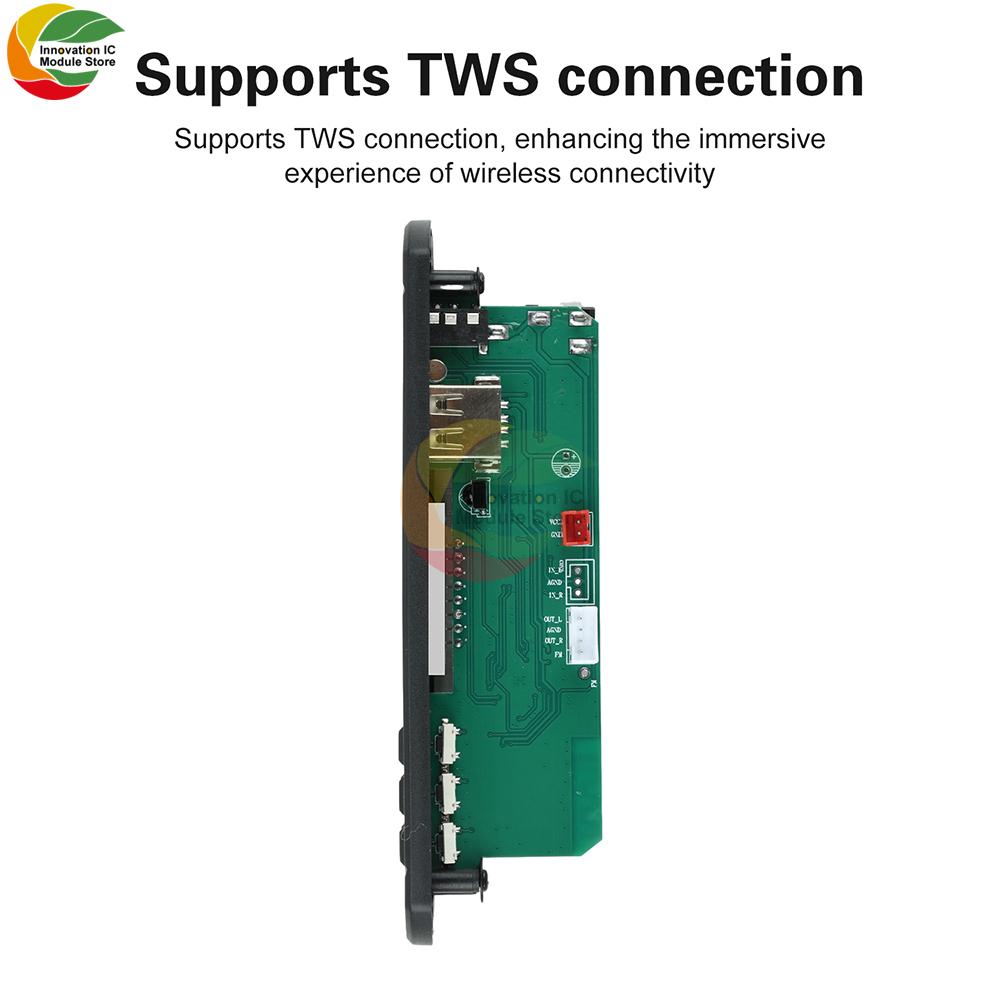 DC 12V MP3 BT Decoding Board Car Audio MP3 Decoder Decoding Module Without Amplifier D189BT