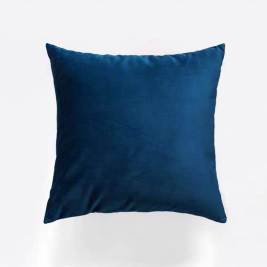 

Бархатная однотонная наволочка без наполнителя, чехол для автомобильной подушки, голландский бархат, офисная наволочка для диванной подушки 45 * 45 (excluding core)