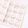 2000 Cases of Anime Characters Facial Expressions Painting Drawing Art Book Teaching of Human Body Structure Painting Book