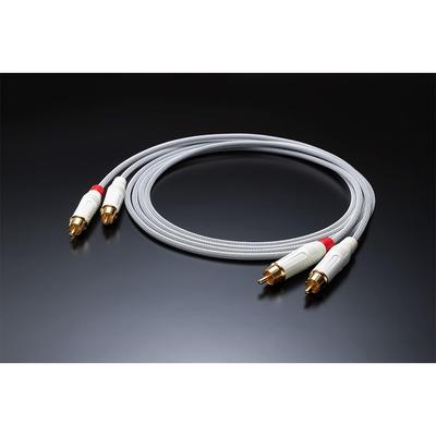 TOP WING Bílý signálový RCA kabel pár (0,5 m)