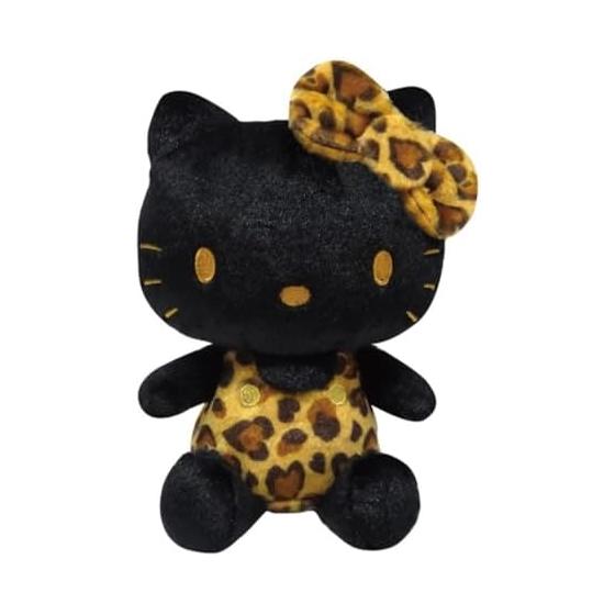 K Company Hello Kitty (leopard print) Oswarinuigurumi Black/Brown KTH-ON2-BKB