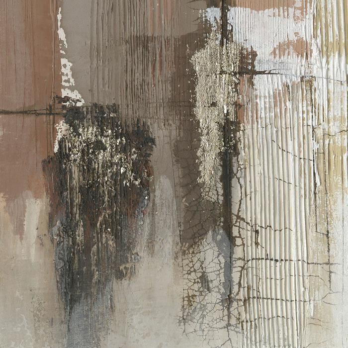 Cadre 100 X 2,4 X 100 Cm Abstrait Moderne (2 Unités)