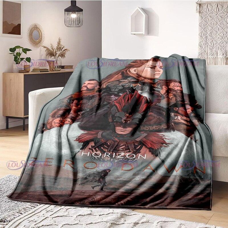 Deka pre milovníkov hier Horizon Zero Dawn Gaming Throw Deka Fleecová deka Deka pre dospelých a deti Prikrývka pre hráčov Darčeky