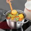 20-24CM thick soup pot 304 stainless steel steamer Congee Noodle Soup Pot Small boiling pot For gas induction cookers hotpot