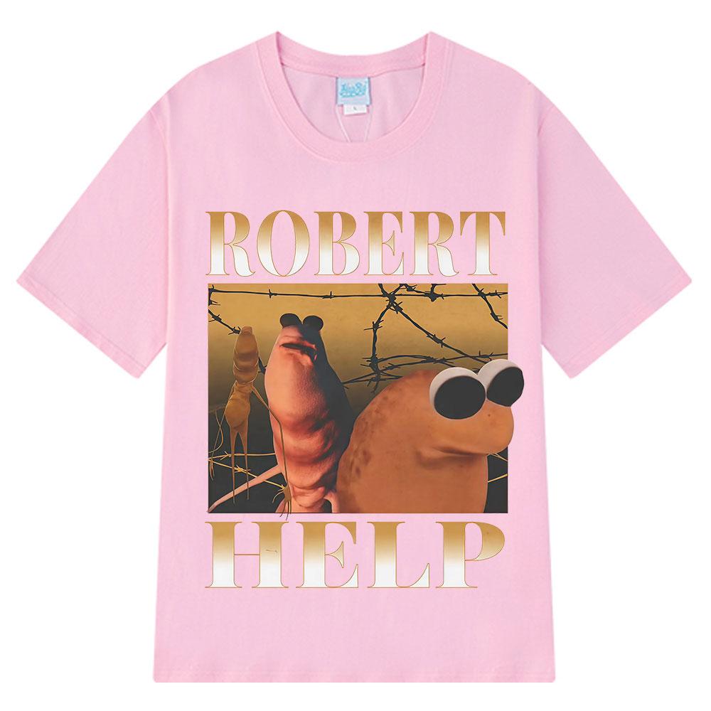 2025 Summer Marcus The Worm I Dont Like This Rock Funny Men Harajuku Shortsleeved Cotton Hiphop Casual Breathable Tshirts