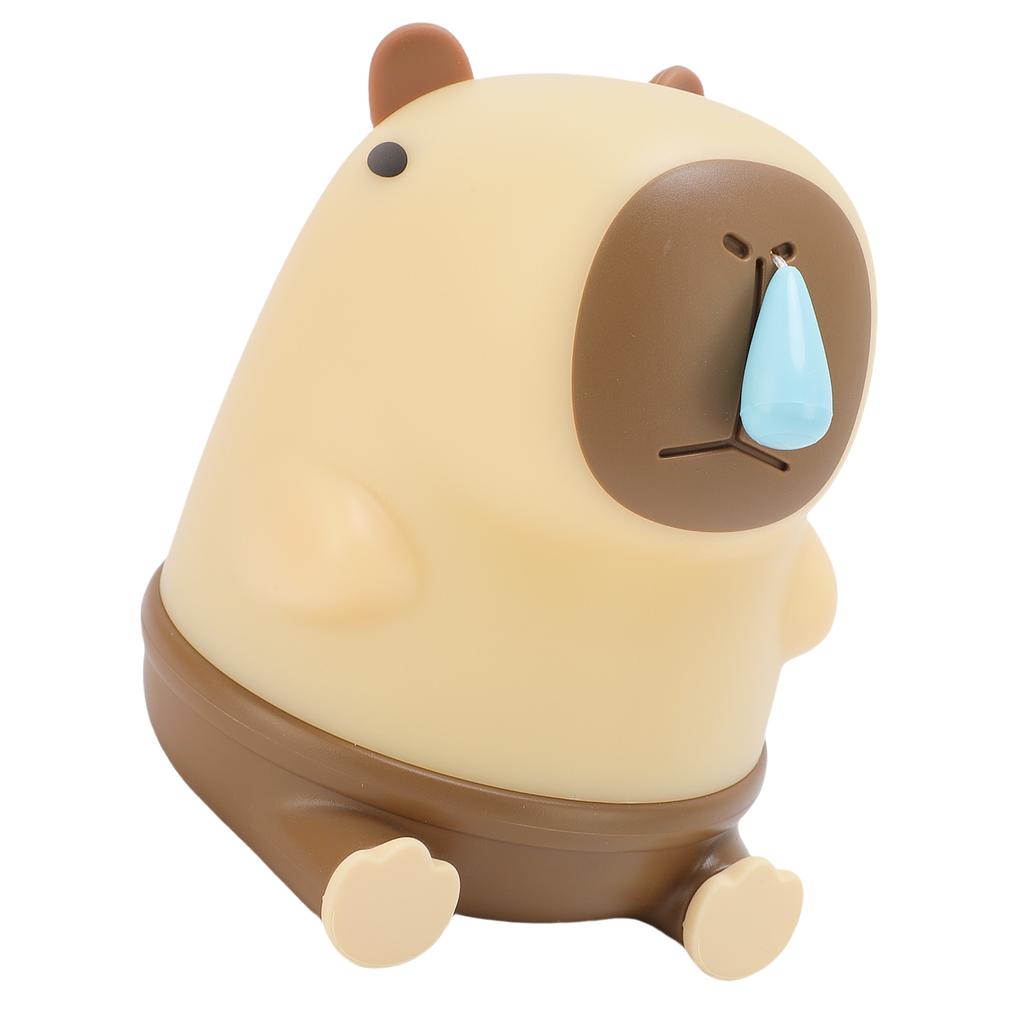 LED Night Light Snotty Capybara Cartoon Rechargeable Bedside Lamp for Bedroom Dormitory Decoration Boys Girls Present