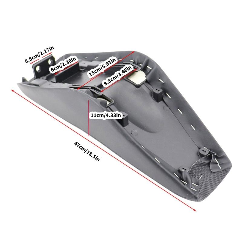 Thickened Motorcycle Seat Cushion Suitable For CRF50 Dirt Bike With Antislip Reinforced Metal Frame High Density Padding