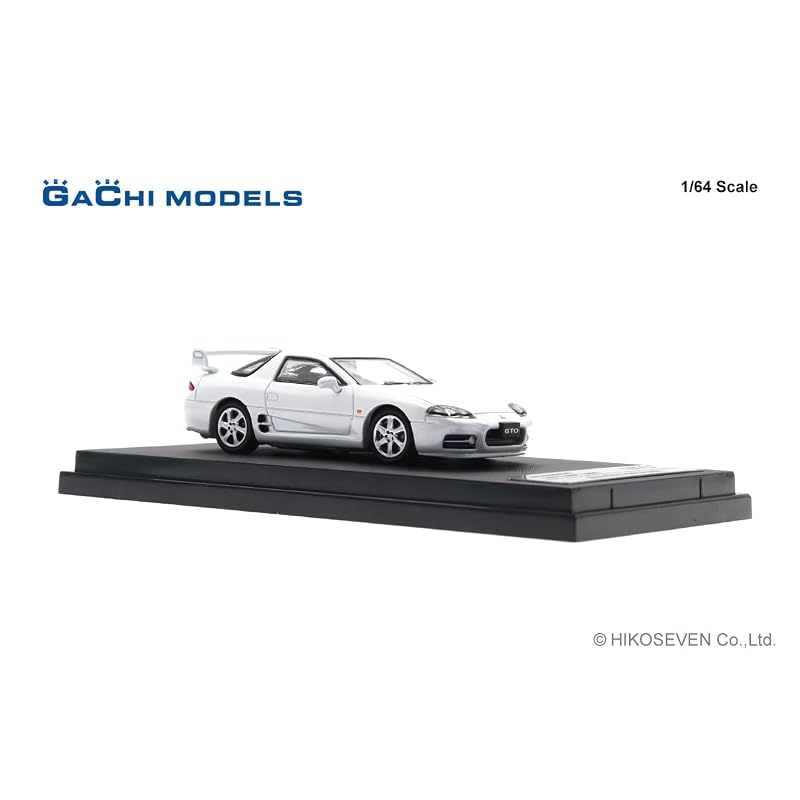 GACHI MODELS 1/64 Mitsubishi GTO (1998) Galaxy White Finished Model GM64001WH