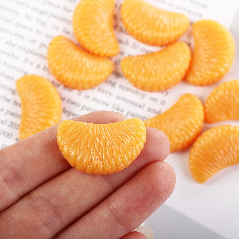 Decoration Lifelike Decorative Mini Fake Orange Slices Home Decor Artificial Fruit Simulation