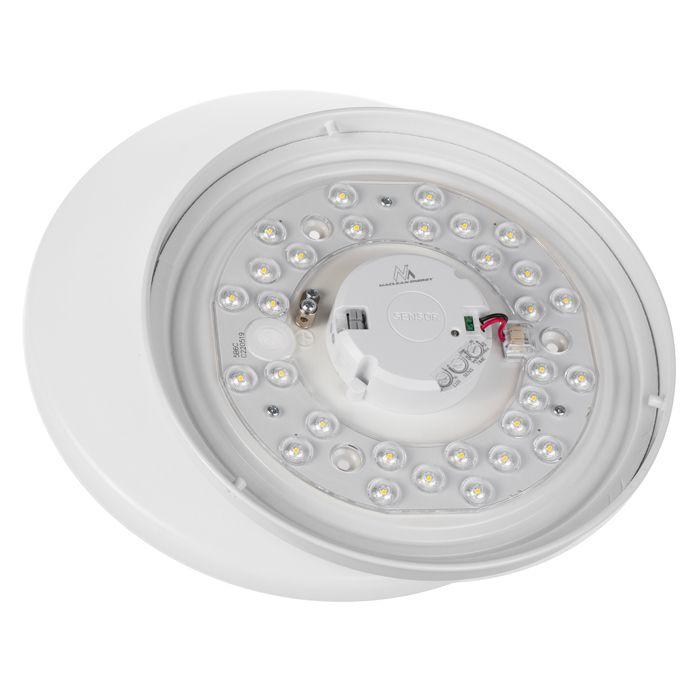 Plafonnier led - maclean - mce347 - 12w - 950lm - détecteur de mouvement 5.8ghz