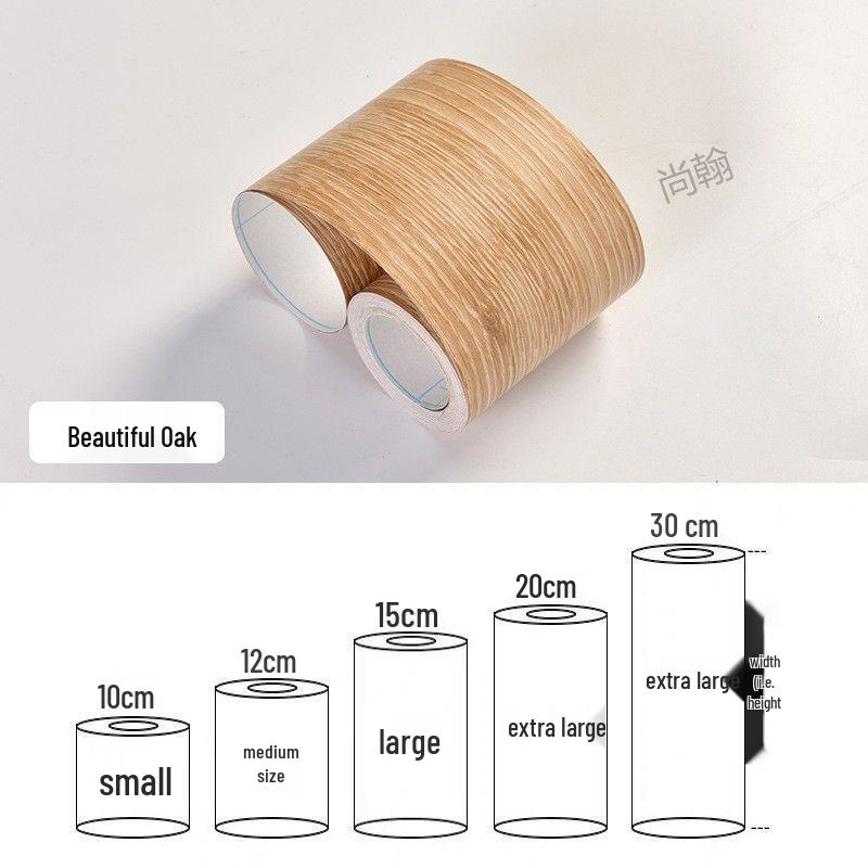 

Водонепроницаемый самоклеящийся плинтус и кромочная лента с текстурой дерева для отделки дверей, окон и мебели. 15cm x 5m