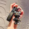 Cross-Border Cartoon Bear Keychain | Mechanical Car Accessory & Fashion Bag Charm