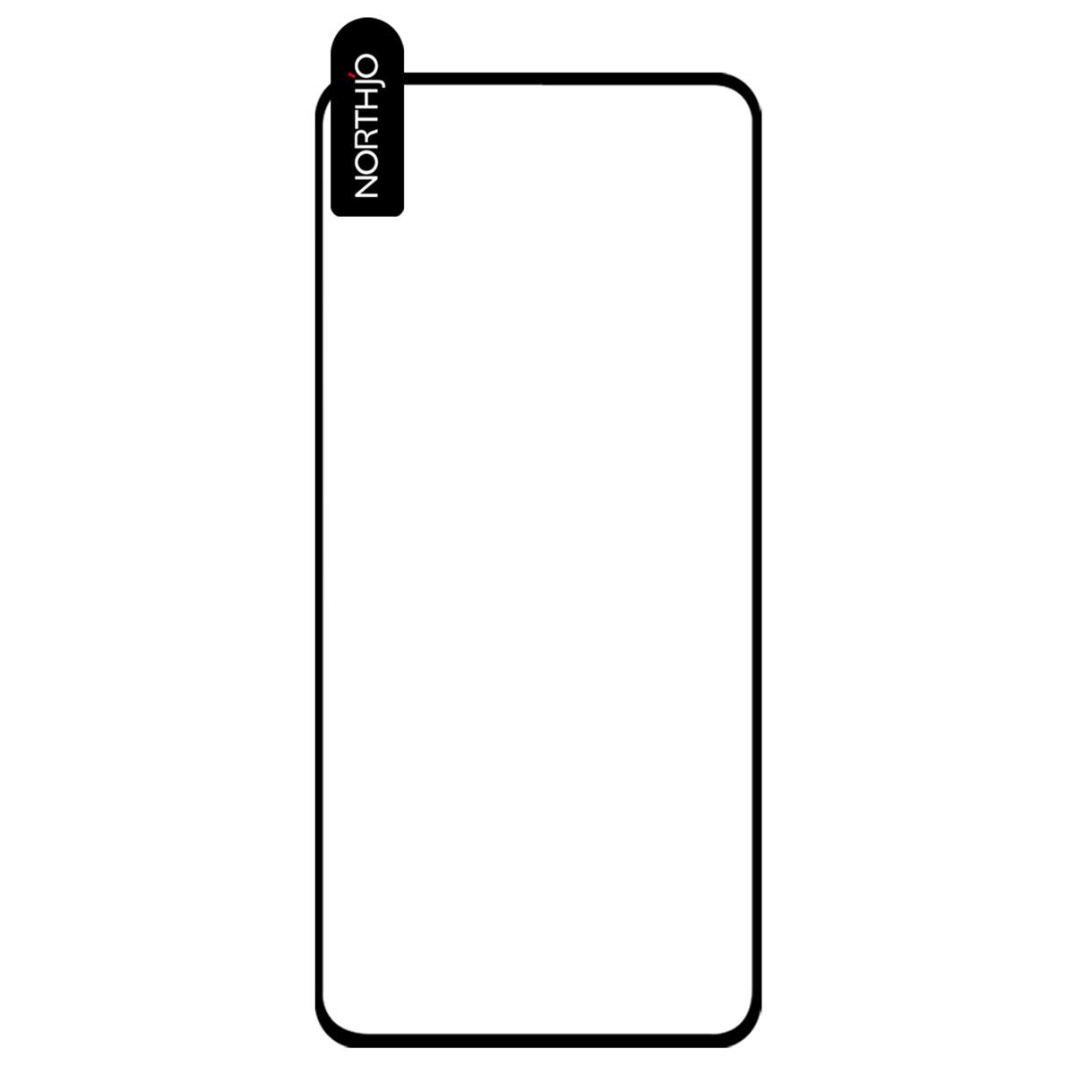 

NORTHJO A+ For Xiaomi Redmi Note 14 5G/14 4G (163.25x76.55x8.16mm) Screen Protector High Aluminum-Silicon Film 0.3mm 2.5D,Black Type A