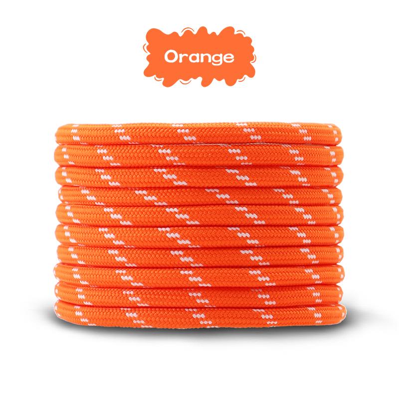 2 Pairs Work Boots Shoe Laces Diameter 4.5mm Heavy Duty Hiking Shoelaces for Men Women Round German Training Shoelace