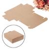 50pcs Kraft Paper Wrapping Box Multipurpose Jewelry Earring Bracelet