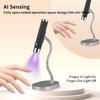 Cordless Nail Lamp with Smart AI Sensing, 800mAh Rechargeable Nail Dryer , 2 in 1 Desktop and Handheld Curing Lamp, 30s