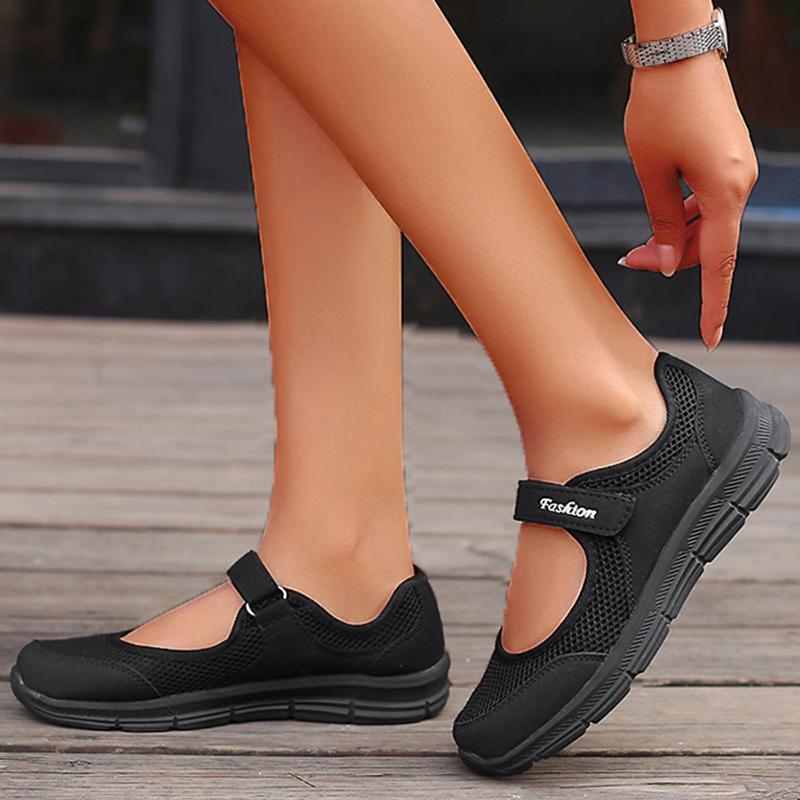 Fashion Women's Sneakers Fashion Comfortable Flats Women's Shoes Mesh Womens Sneakers Outdoor Casual Sneakers For Women Tenis Feminino