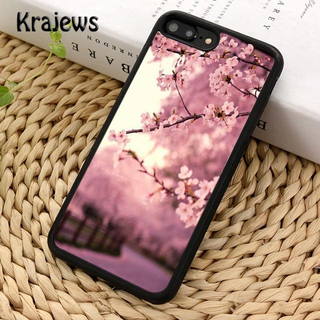 Cherry Blossom Floral Phone Case Cover For iPhone 17 Air 16 15 14 plus 12 13 pro max coque Shell Fundas