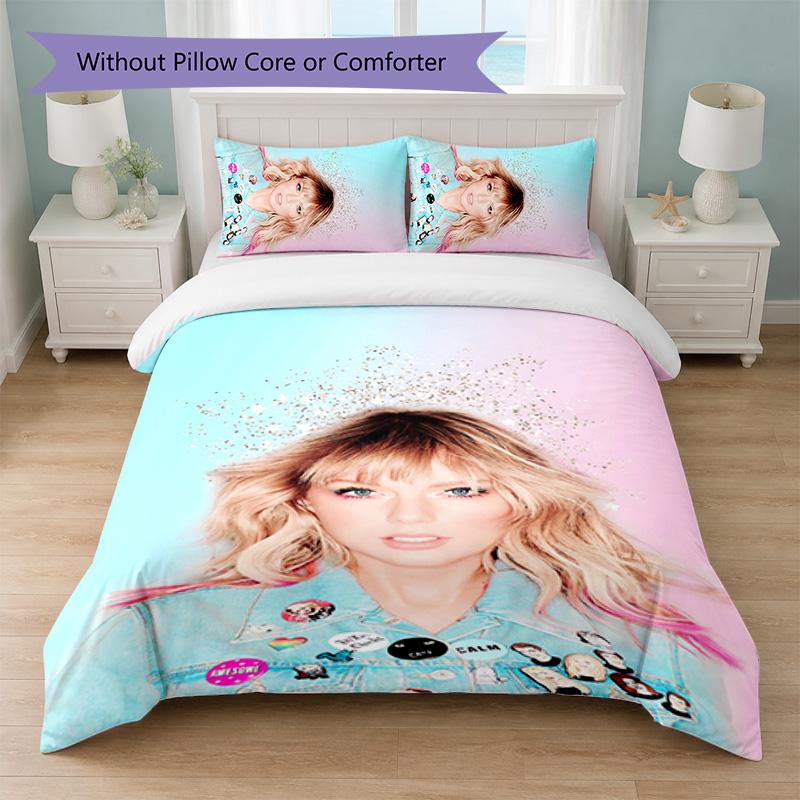 Taylor Swift Print 3Pcs Duvet Cover