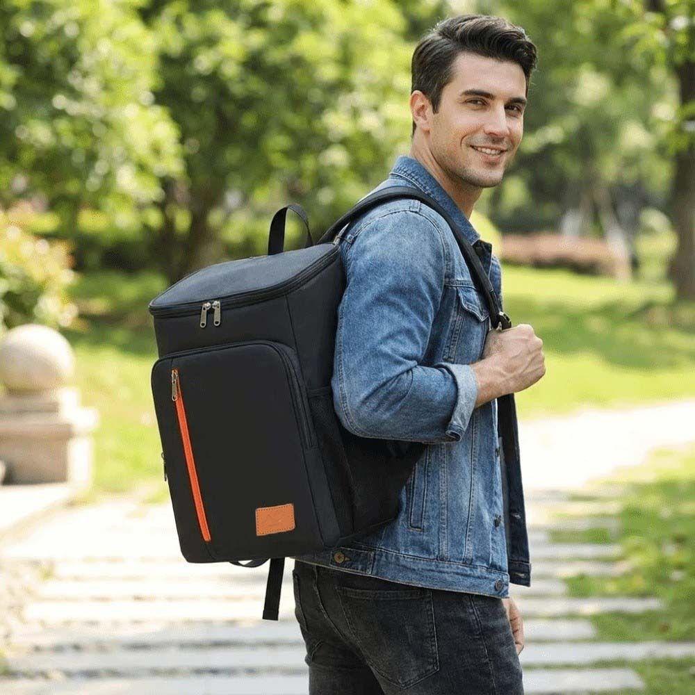 Insulated Insulated Backpack Double Shoulder Large Capacity Cooler Bag Sports