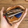 First Layer Cowhide Coin Purse, Women's Zipper Coin Purse, Hand Polished and Used Vegetable Tanned Leather Coin Purse