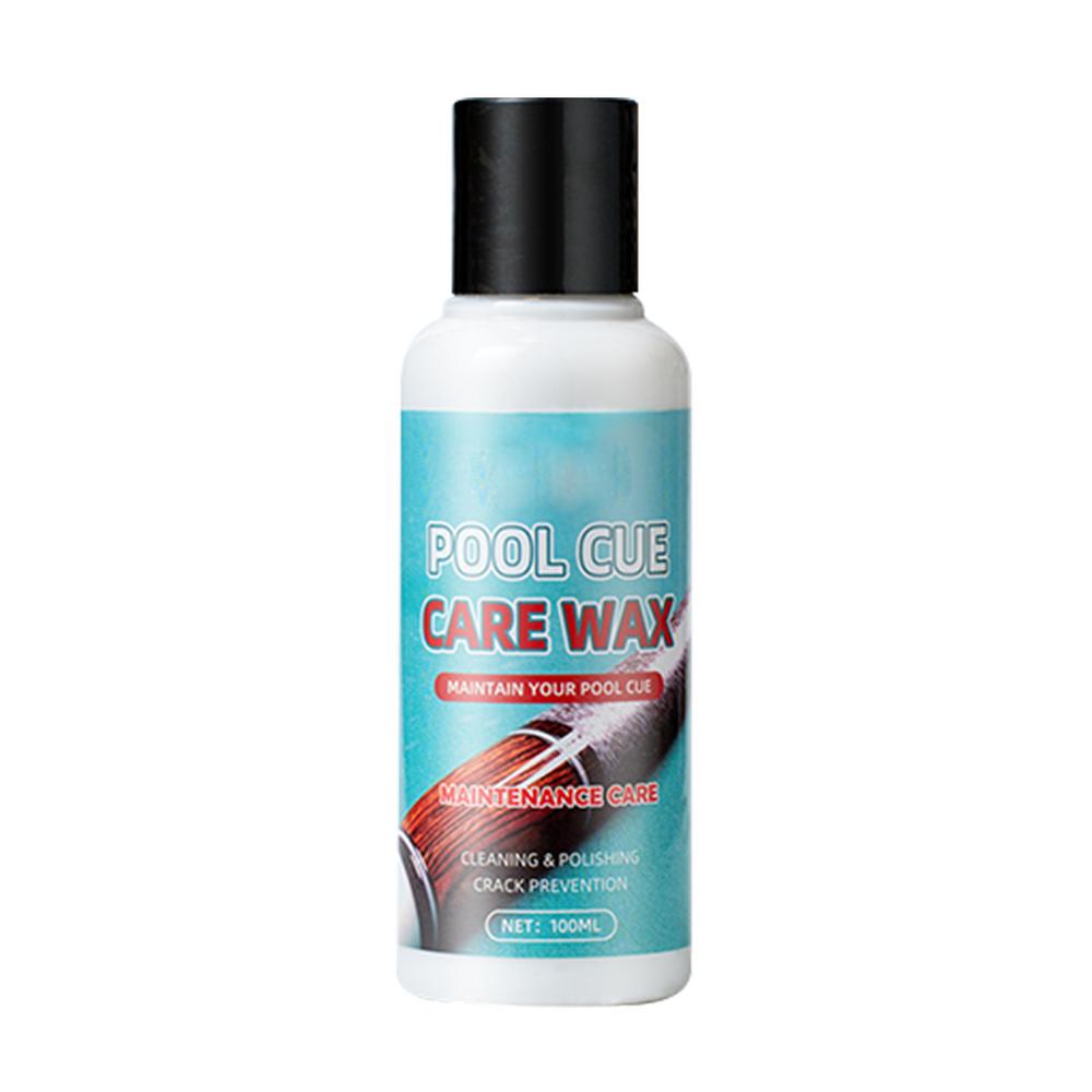Pool Cue Polishing Wax Wood Polishing Oil Billiards Cue Cleaner 100ml Long-Lasting Deep Moisturizing Billiards Accessories Pool