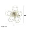 1pc Large Flower Pearl Hair Clip Women's Side Hair Accessory Elegant Hairpin Korean Style Hair Accessories