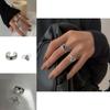 Exquisite 925 Silver Open Heart Ring For Women In Elegant Minimalist Design