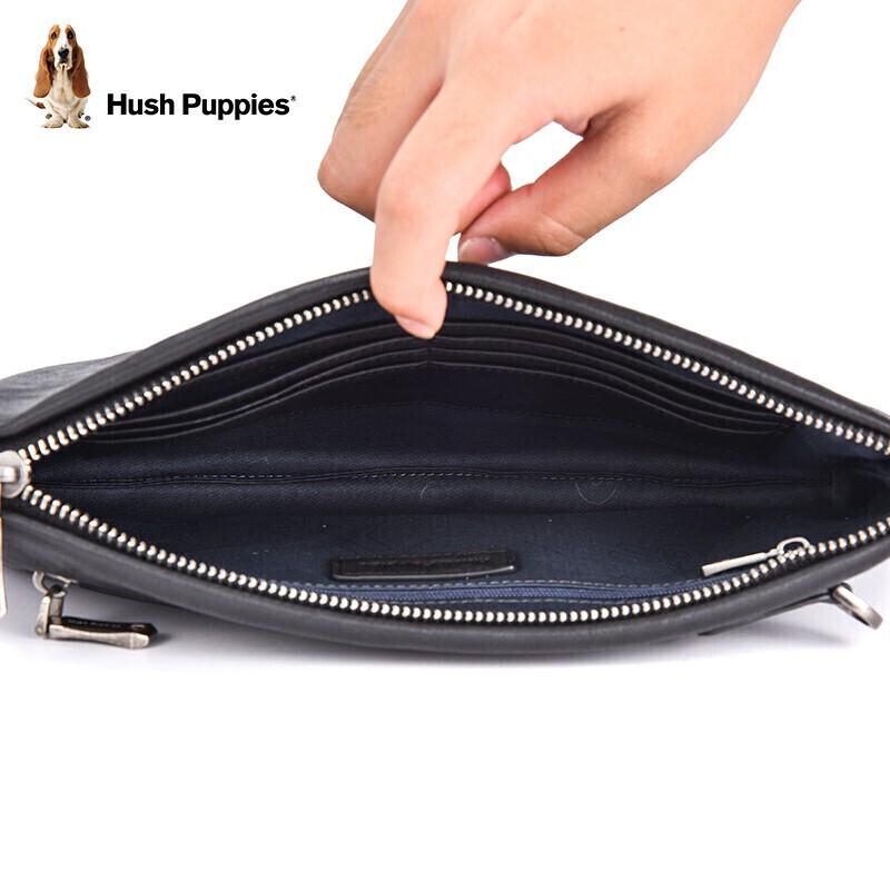 Hush Puppies Men's Genuine Leather Clutch Bag