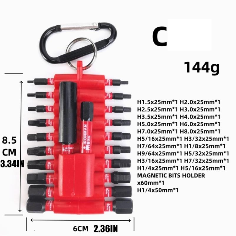 Essential Electric Screwdriver Bit Set Multi Specification Bits for Home Improvement and Electronics Assembly Projects