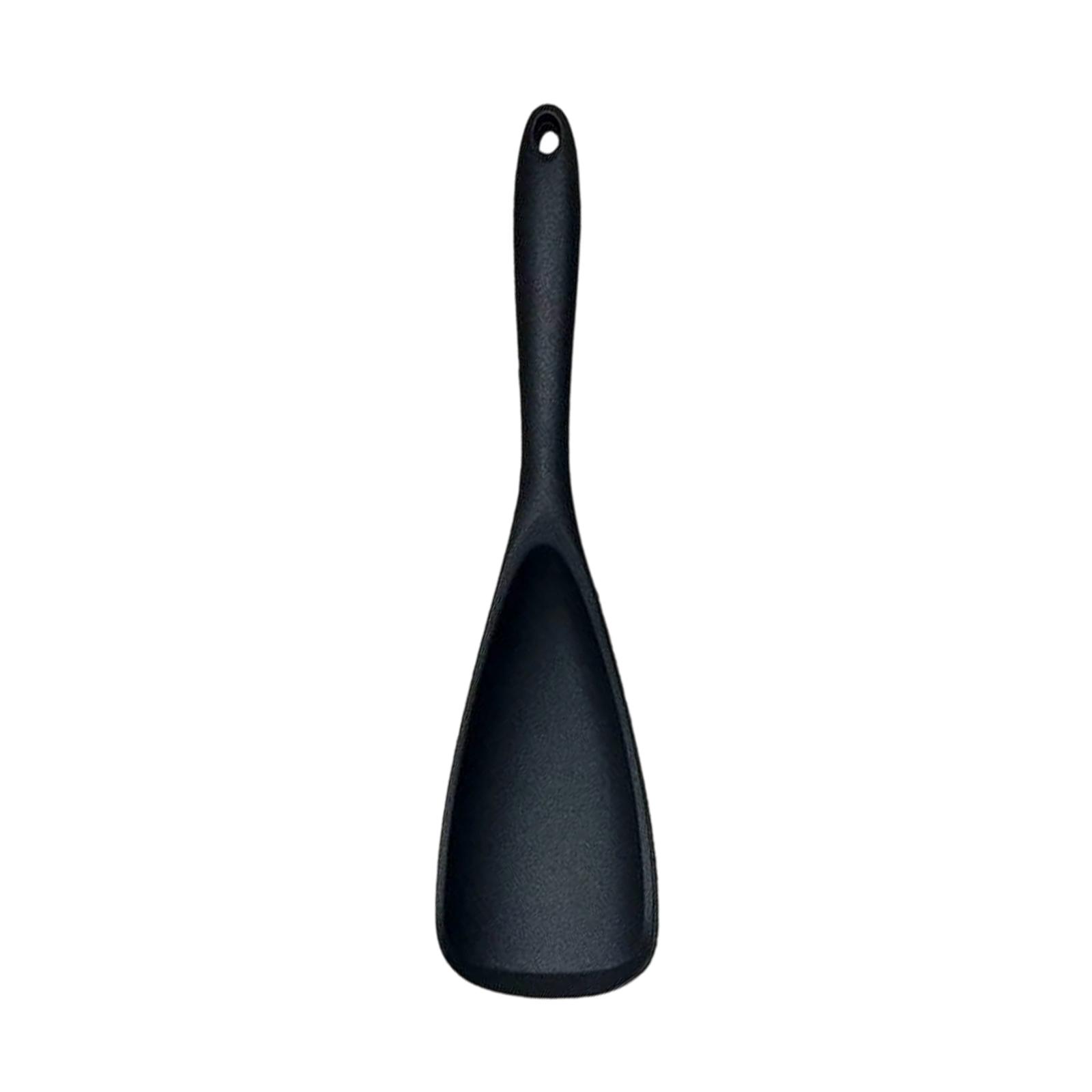 

Silicone Cooking Spatula Heat Resistant Non Stick Kitchen Utensil for Stirring Flipping and Serving Food with Comfortable Handle One Size